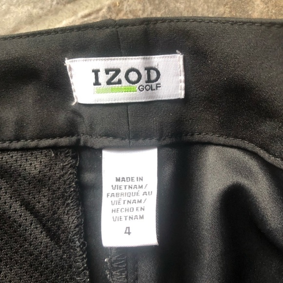 IZOD GOLF black capris - Picture 2 of 3